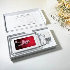 Personalized transparent acrylic digital photo frame-electronic photo album player-Couple Gifts