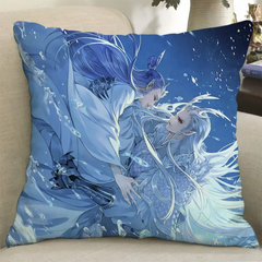 2025 New Nezha 2: The Devil Boy Conquers The Dragon King Theme Pillow - Fashionable Chinese Style, Unisex, Very Suitable For Giving To Friends And Placing At Home