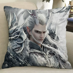 2025 New Nezha 2: The Devil Boy Conquers The Dragon King Theme Pillow - Fashionable Chinese Style, Unisex, Very Suitable For Giving To Friends And Placing At Home