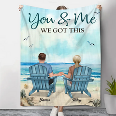 Personalisierte Decke – Geschenk für Paare – Du & ich, das haben wir