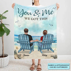 Personalisierte Decke – Geschenk für Paare – Du & ich, das haben wir