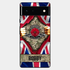 Personalized British Soldier Phone Case