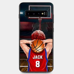 PERSONALIZED BASKETBALL PLAYER PHONE CASE, GIFT FOR BASKETBALL LOVERS