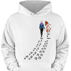 Personalized Horse Girl Custom Name Horse Lover Gift Clothes 2D Printing