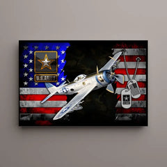 Personalisiertes Geschenk für Militärveteran, Vater, Opa, Veteran, individuelles Geschenk für Militärveteran, Soldat, amerikanisches rustikales Flaggen-Poster