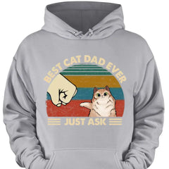 Bester Katzenvater aller Zeiten – Geschenke für Papa, personalisierte Unisex-Kleidung