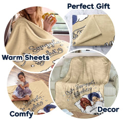 Paar Chibi Unsere Kuscheldecke – Geschenk für Paare, Jahrestag, Geburtstagsgeschenk – personalisierte individuelle Fleecedecke