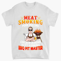 Papa Grillfleisch rauchende BBQ-Kleidungsserie