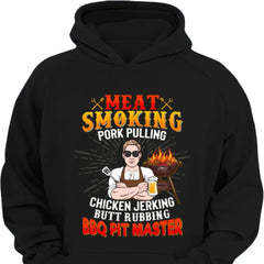 Papa Grillfleisch rauchende BBQ-Kleidungsserie