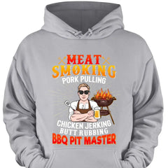 Papa Grillfleisch rauchende BBQ-Kleidungsserie