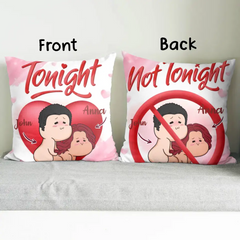 Individuell personalisierter Kissenbezug mit doppelseitigem Druck – lustige Geschenkidee zum Valentinstag für Sie/Ihn