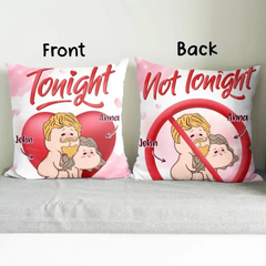Individuell personalisierter Kissenbezug mit doppelseitigem Druck – lustige Geschenkidee zum Valentinstag für Sie/Ihn