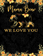 Personalisierte Mama Bär Decke mit Namen, personalisierte Geschenke zum Muttertag, Mama Geschenke, Decke für Mama, beste Geburtstagsgeschenke für Mama