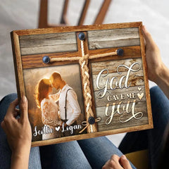 Personalisiertes Paar-Foto-Geschenk, beste Hochzeitstag-Leinwand-Wandkunst