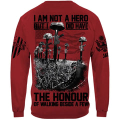 I Am Not A Hero Custom Shirt For Veteran Memorial Day Veterans Day Shirt