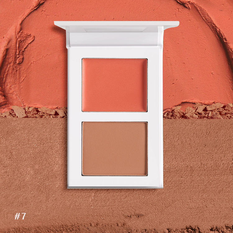 Two-Color Matte Cream & Powder Blush