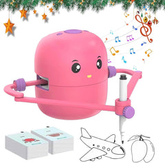 Interactive Educational Drawing Robot for Kids – With 100 Word Cards & Voice Interaction - The Best Gift for Kids