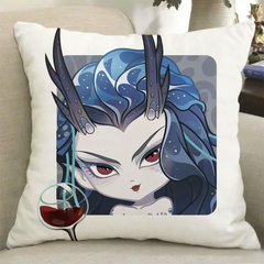 2025 New Nezha 2: The Devil Boy Conquers The Dragon King Theme Pillow - Fashionable Chinese Style, Unisex, Very Suitable For Giving To Friends And Placing At Home