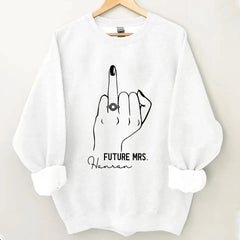 Future Mrs Ring Finger Tee - Bride To Be Shirt -  Fiance Shirt  - Bachelorette Party Tee For The Bride - Bridal Shower Shirt  - Bride Gift