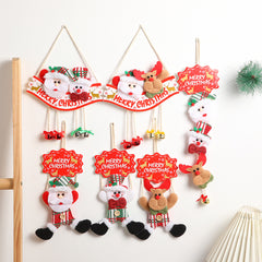 Creative Christmas door hanging accessories-Santa Claus decoration pendant