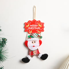 Creative Christmas door hanging accessories-Santa Claus decoration pendant