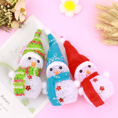 Christmas snowman doll luminous Christmas snowman