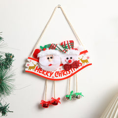 Creative Christmas door hanging accessories-Santa Claus decoration pendant