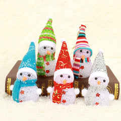 Christmas snowman doll luminous Christmas snowman