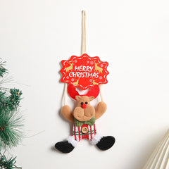 Creative Christmas door hanging accessories-Santa Claus decoration pendant