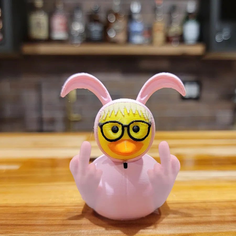 Sassy Bunny Duckling – Middle Finger Easter Edition