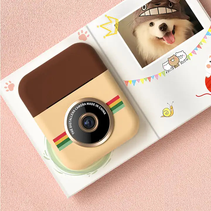 Personalized Kids Instant Print Camera - Zero Ink Camera HD Digital Camera - Gift for Kids