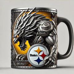 NFL Guardian Beast 3D Mug – 11oz Ceramic, Unique Sports Theme Design, Perfect for Football Fans and Gifts