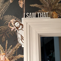 I Saw That, I Saw That Jesus sign, Jesus I Saw That, door decor, door corner, funny home decor