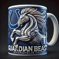 NFL Guardian Beast 3D Mug – 11oz Ceramic, Unique Sports Theme Design, Perfect for Football Fans and Gifts