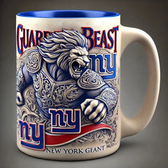NFL Guardian Beast 3D Mug – 11oz Ceramic, Unique Sports Theme Design, Perfect for Football Fans and Gifts