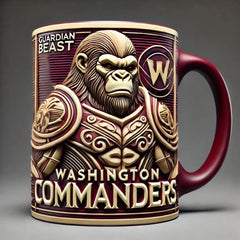NFL Guardian Beast 3D Mug – 11oz Ceramic, Unique Sports Theme Design, Perfect for Football Fans and Gifts