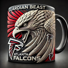 NFL Guardian Beast 3D Mug – 11oz Ceramic, Unique Sports Theme Design, Perfect for Football Fans and Gifts