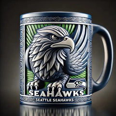 NFL Guardian Beast 3D Mug – 11oz Ceramic, Unique Sports Theme Design, Perfect for Football Fans and Gifts
