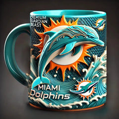 NFL Guardian Beast 3D Mug – 11oz Ceramic, Unique Sports Theme Design, Perfect for Football Fans and Gifts