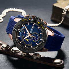 Cross-Border Megir Megir Men'S Watch Fashion Sports Multi-Function Timer Quartz Watch Men'S 2095