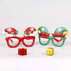 Christmas Decorated Glasses-Christmas Gifts for Adults and Children