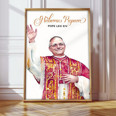Cardinal Robert Francis Prevost First American Pope Poster Gift For Fans