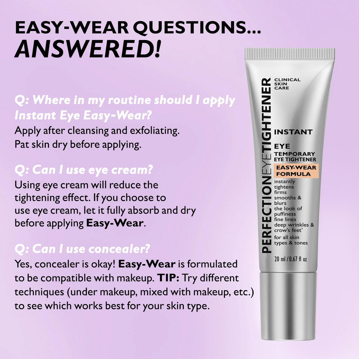 Sale Happening Now:70%OFF Instant Eye Tightener EasyWear Formula With Brush Free!