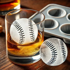 Home Run Ice Mold: Baseball Shaped Ice Cube Maker