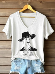 Womens Fovever Our Huckleberry 1959-2025 Print T-Shirt