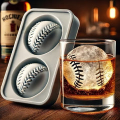 Home Run Ice Mold: Baseball Shaped Ice Cube Maker