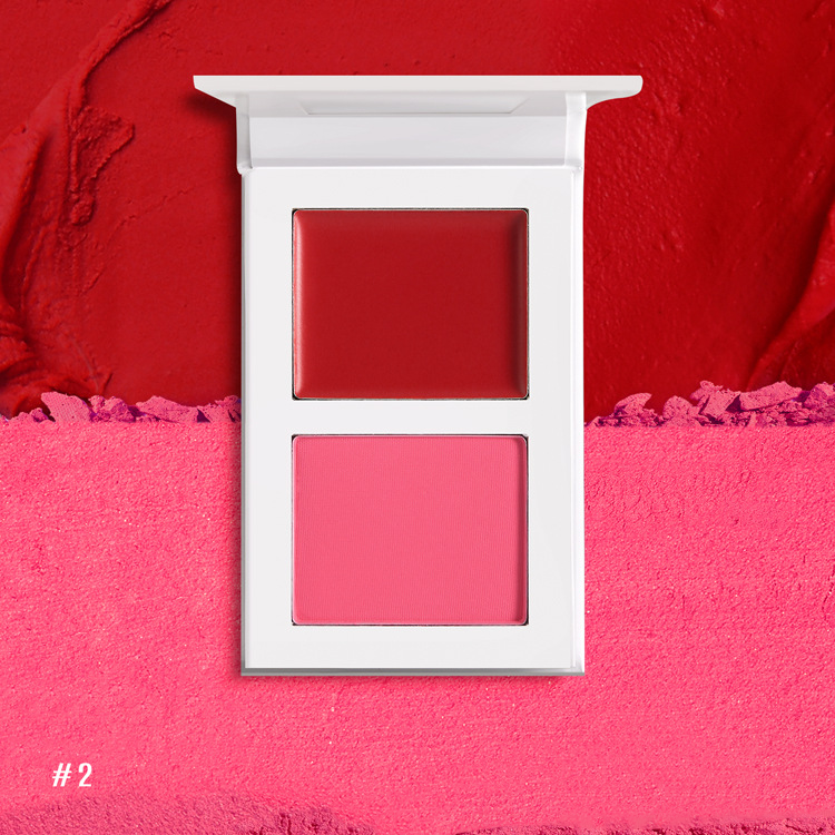 Two-Color Matte Cream & Powder Blush