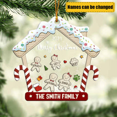 Personalized Family Journey Home Acrylic Ornament – Custom Christmas Gift for Family Members