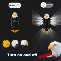 Black Eagle Wall Lamp | Modern LED Wall Decor | Mood Light for Parties and Holidays