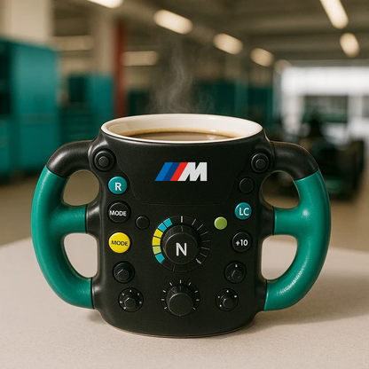 F1 Steering Wheel Mug – Performance Design for Racing Fans